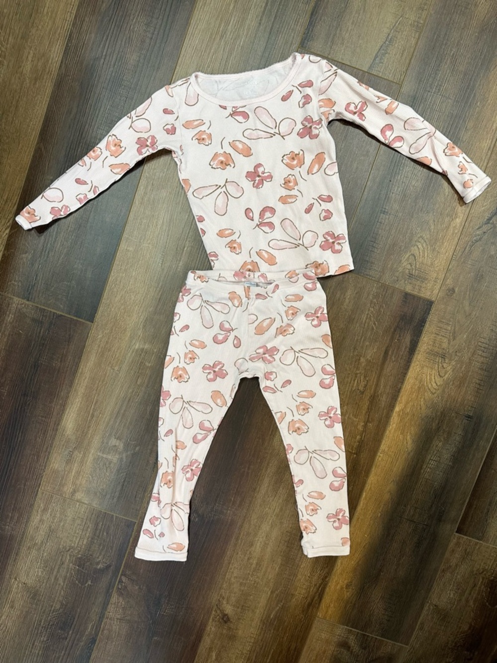 Carter's Pink Floral Kids Pajama Set